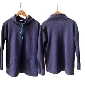 Vineyard Vines drawstring funnel / cowl neck neck sweatshirt size small- perfect